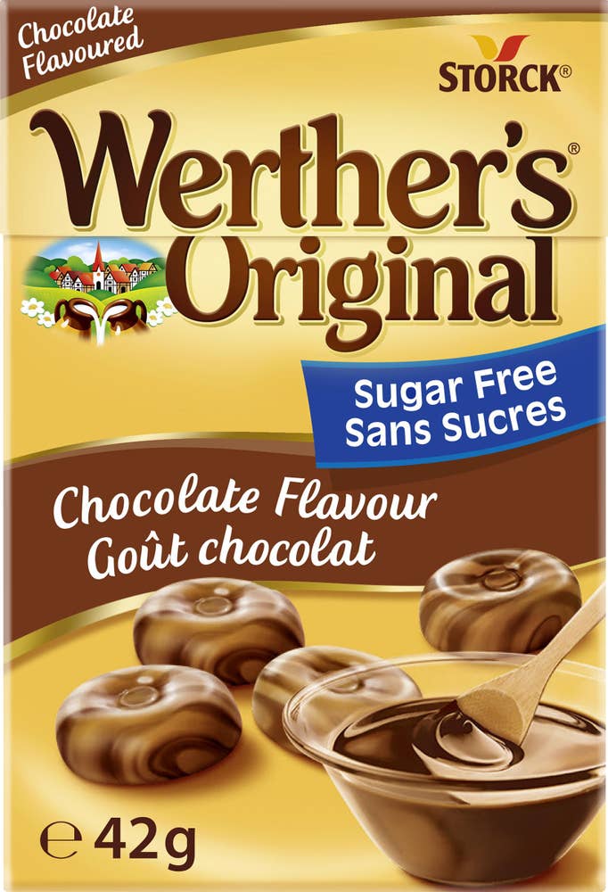Werther's Original Gräddkola Chokladsmak Sockerfri