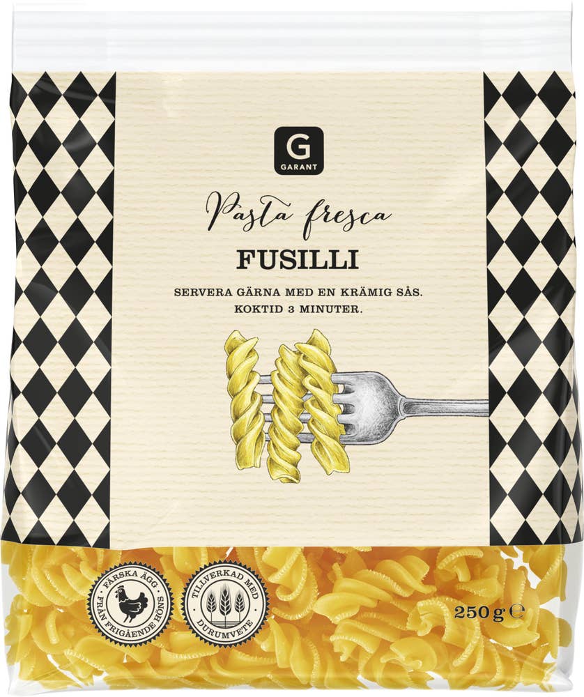Garant Färsk Pasta Fusilli 250g