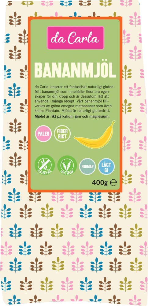 da Carla Bananmjöl Glutenfritt Da Carla