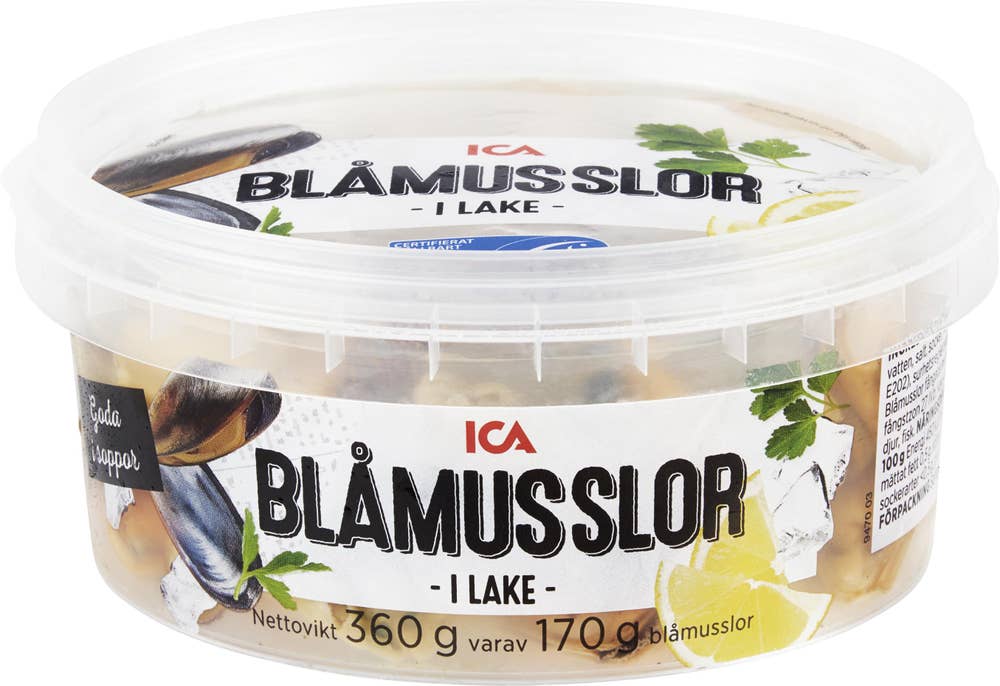 Ej sorterad Musslor I Lake Ica