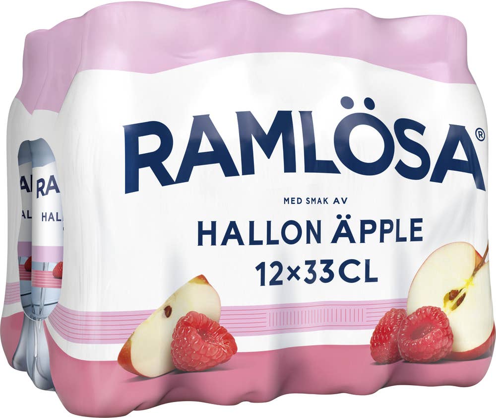 Ramlösa Hallon Äpple 12x33cl