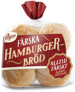 Pågen Hamburgerbröd Färska 8-p