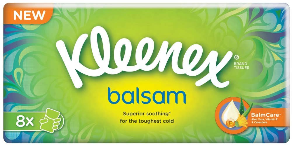 Kleenex Näsduk Balsam 8x9-p Kleenex