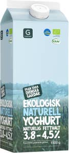 Garant ekologiska Yoghurt Naturell 3.8-4.5% KRAV