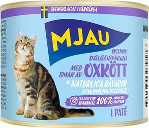 Mjau Kattmat Paté Oxkött