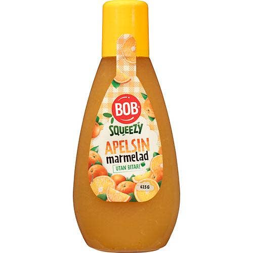Bob Apelsinmarmelad Squeezy BOB