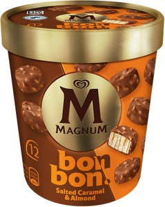 Magnum Glass Bonbon Salted Caramel and Almond 12-p