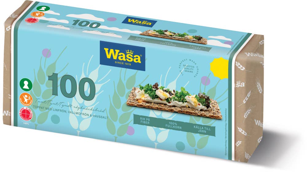 Knäckebröd 100 Frön & Havssalt