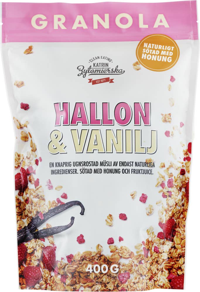 Clean Eating Granola Hallon & Vanilj