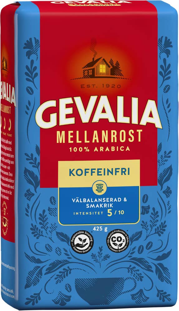 Gevalia Koffeinfritt Kaffe Mellanrost