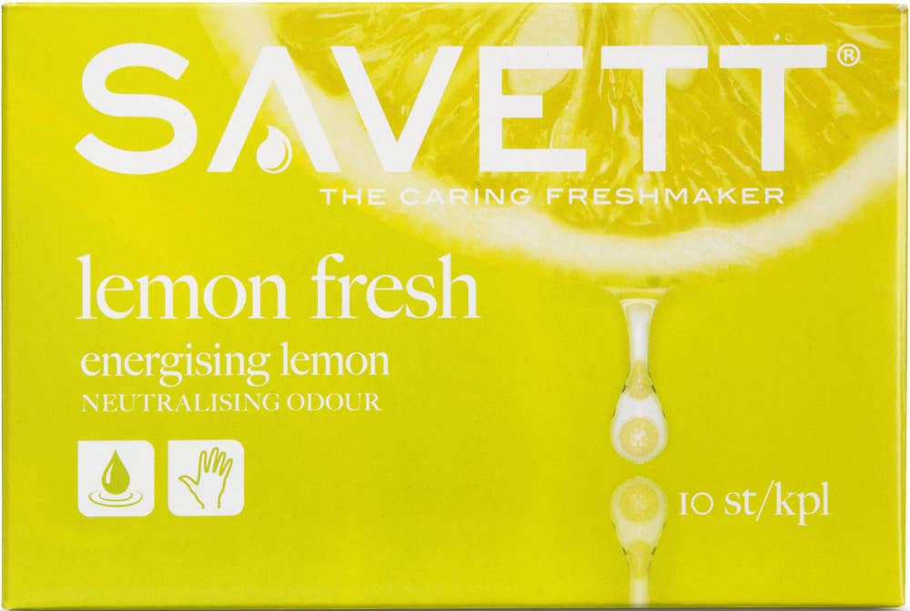 Savett Våtservetter Lemon Sachéer 10-p Savett