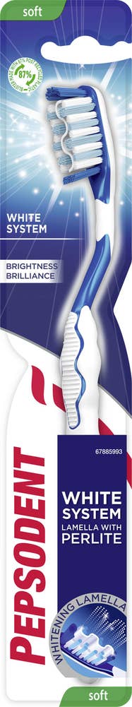 Pepsodent Tandborste White System Soft 1-p Pepsodent