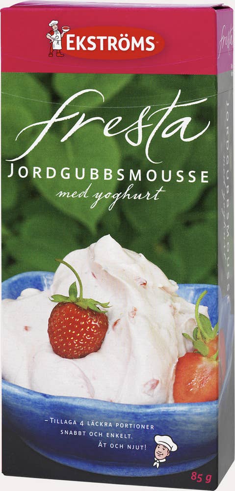 Ekströms Jordgubbsmousse Yoghurt Ekströms