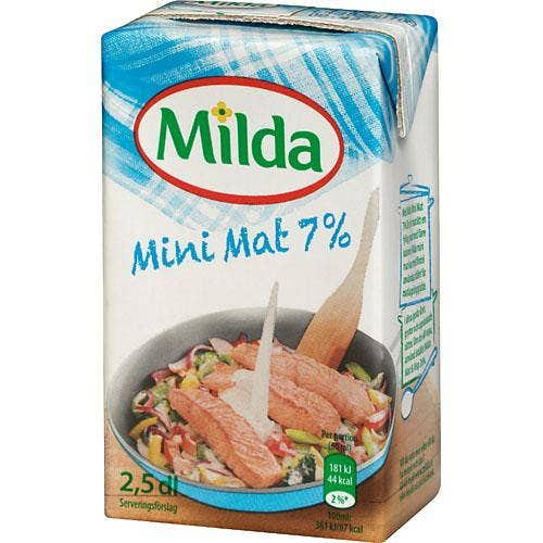 Ej sorterad Mini mat 7% Milda