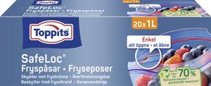 Toppits Fryspåsar Safeloc 1L