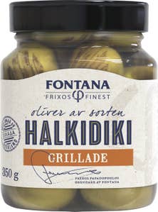 Fontana Halkidiki Oliver utan Kärna Grillade
