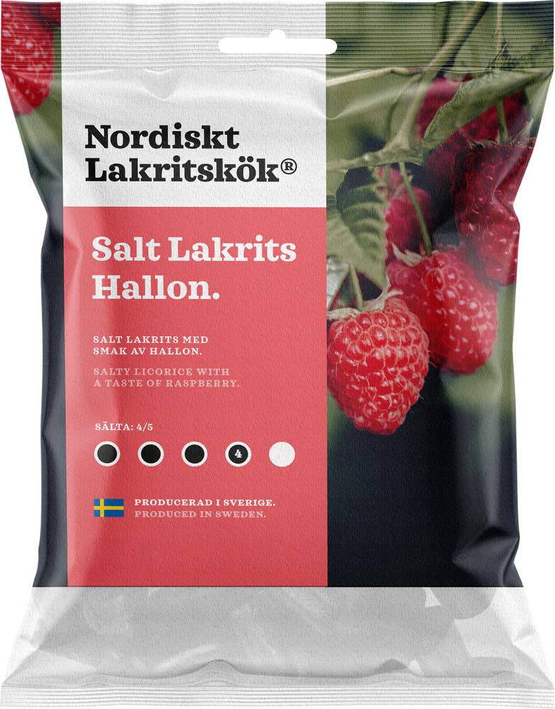 Nordiskt Lakritskök Salt Lakrits Hallon