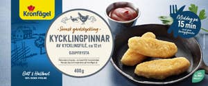 Kronfågel Kycklingpinnar Fryst