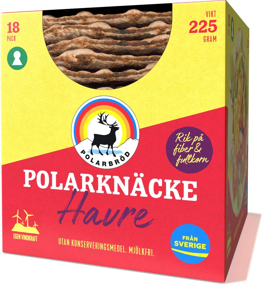 Polarbröd Polarknäcke Havre Polarbröd