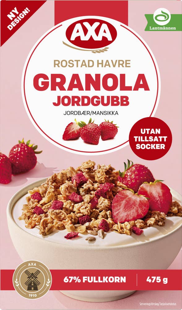 AXA Granola Jordgubb