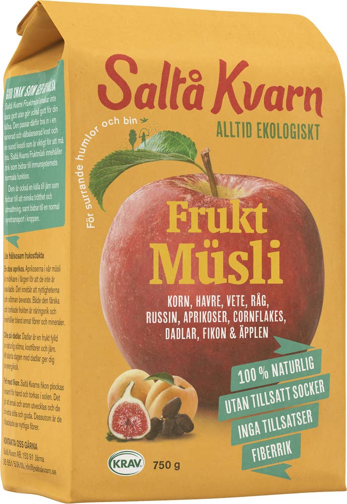 Saltå Kvarn Müsli Frukt EKO/KRAV
