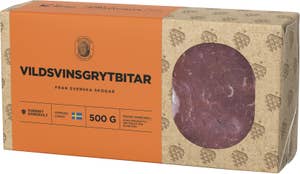 Vildsvinsgrytbitar Fryst