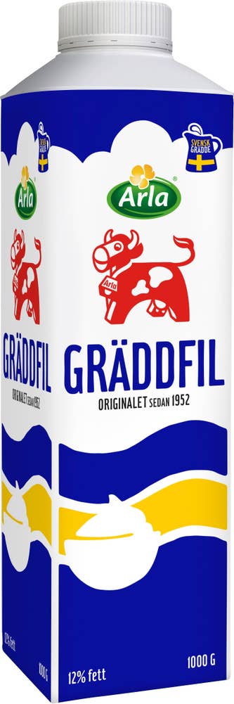 Arla Ko® Gräddfil 12% 1L Arla