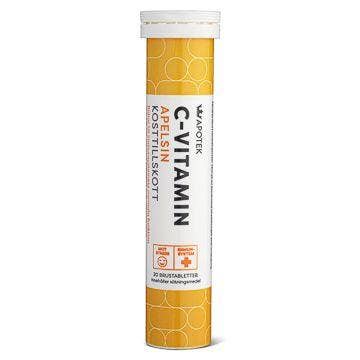 Kronans Apotek C-Vitamin Apelsin, Brustablett, 20 st
