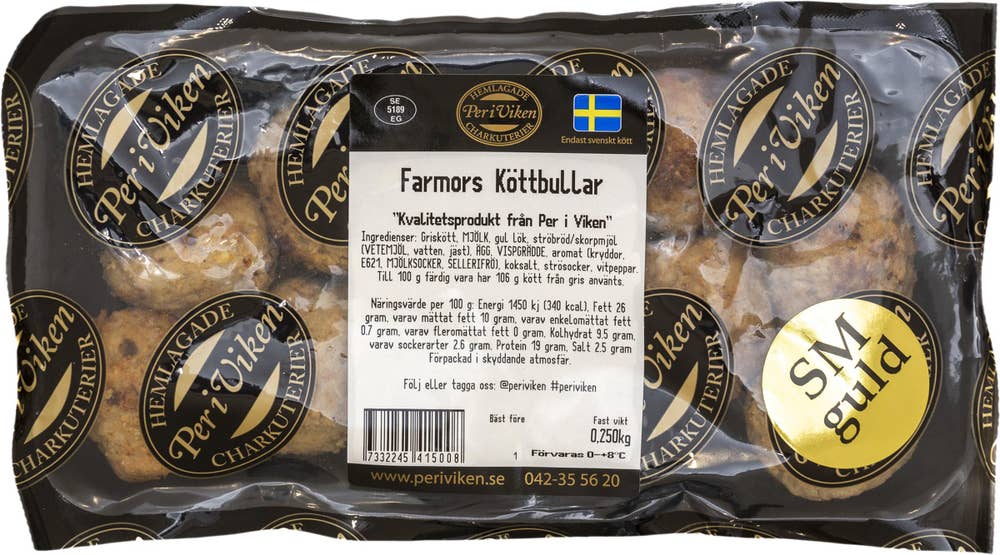 Per i Viken Farmors Köttbullar