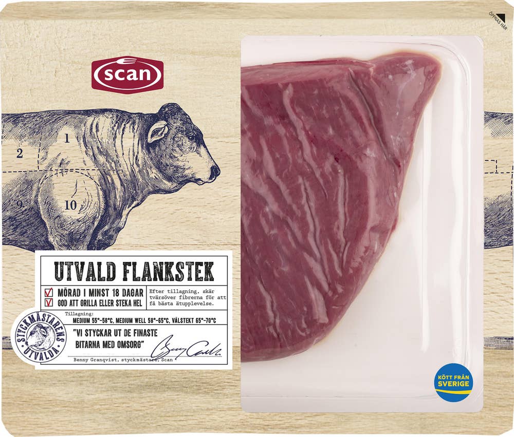 Utvald Flankstek