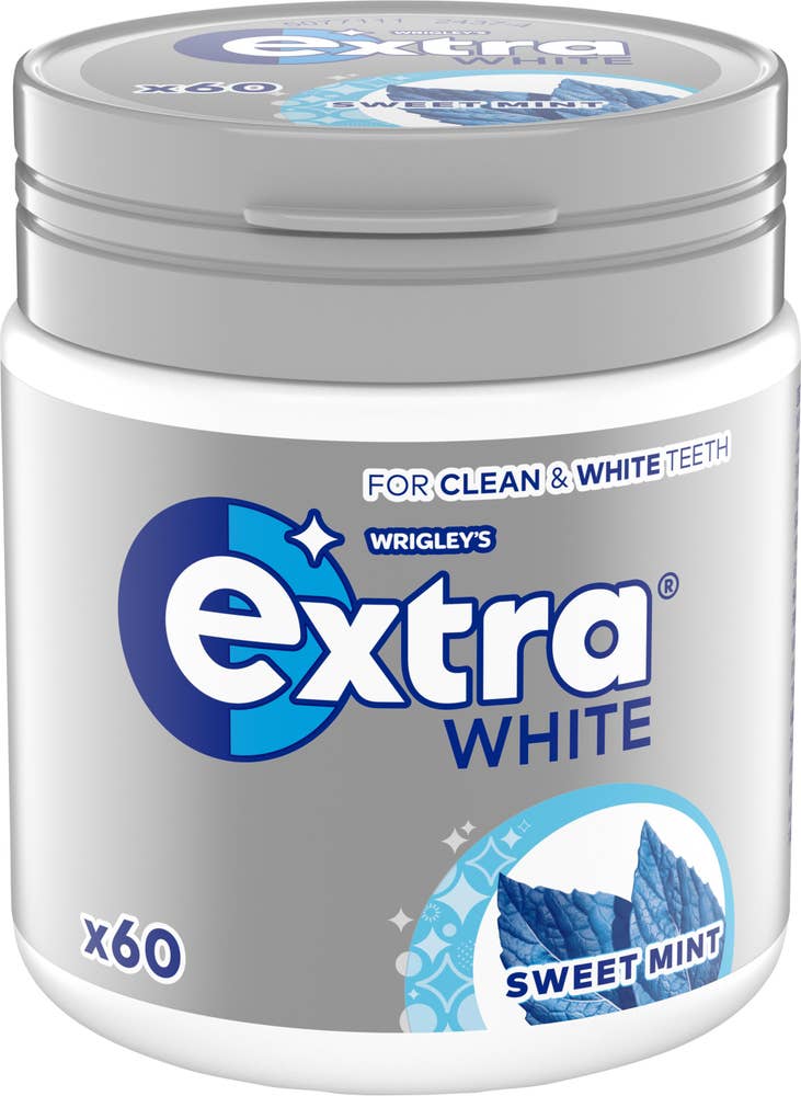 Extra Tuggummi White Sweet Mint Sockerfri