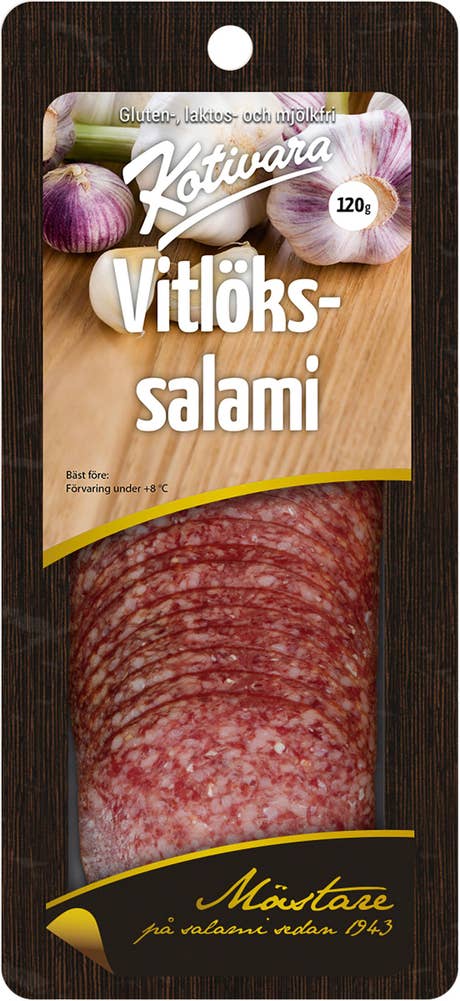 Ej sorterad Vitlökssalami Kotivara