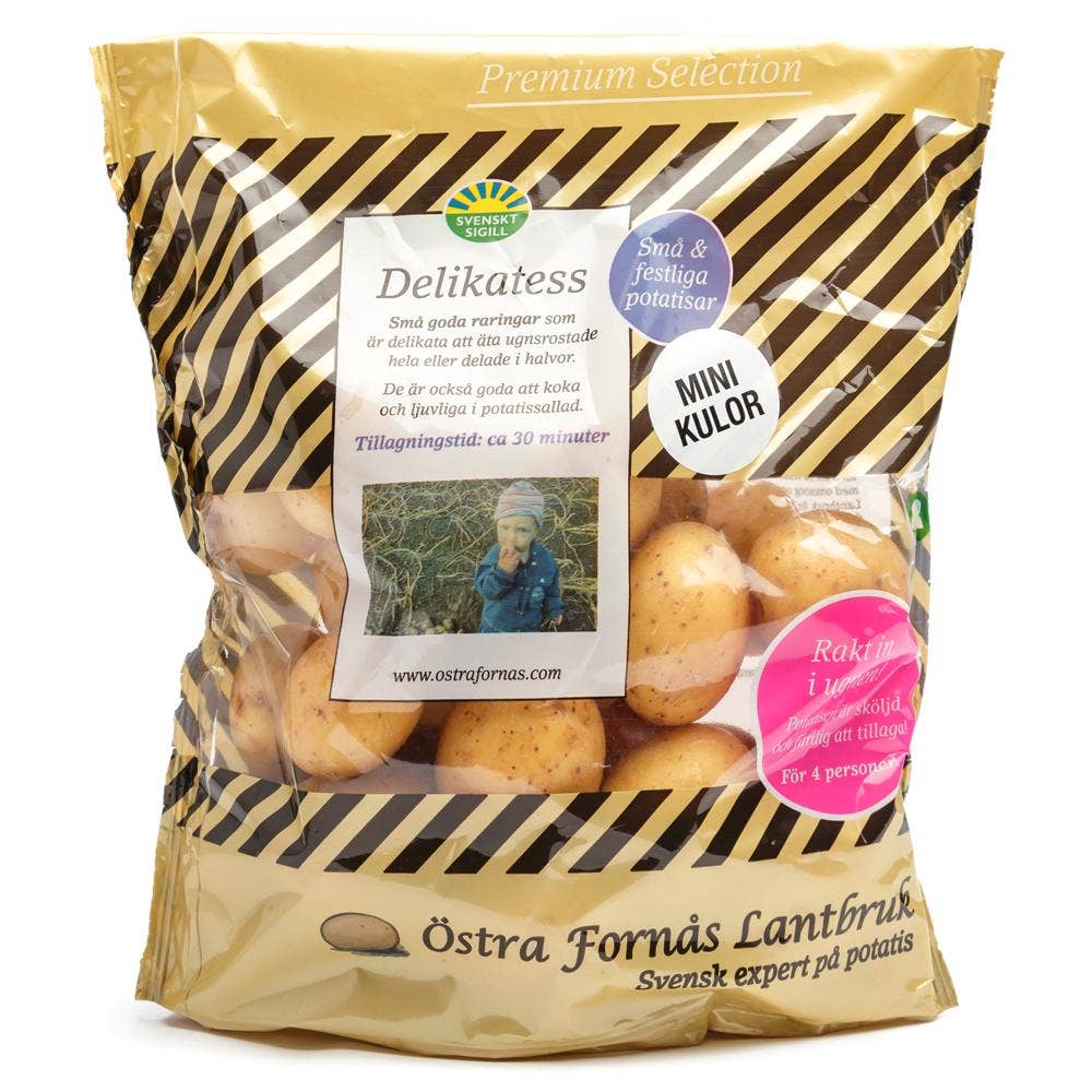 Potatis Delikatess Småkulor Klass1 900g Sverige