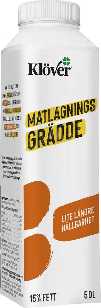 Klöver® Matlagningsgrädde 15%