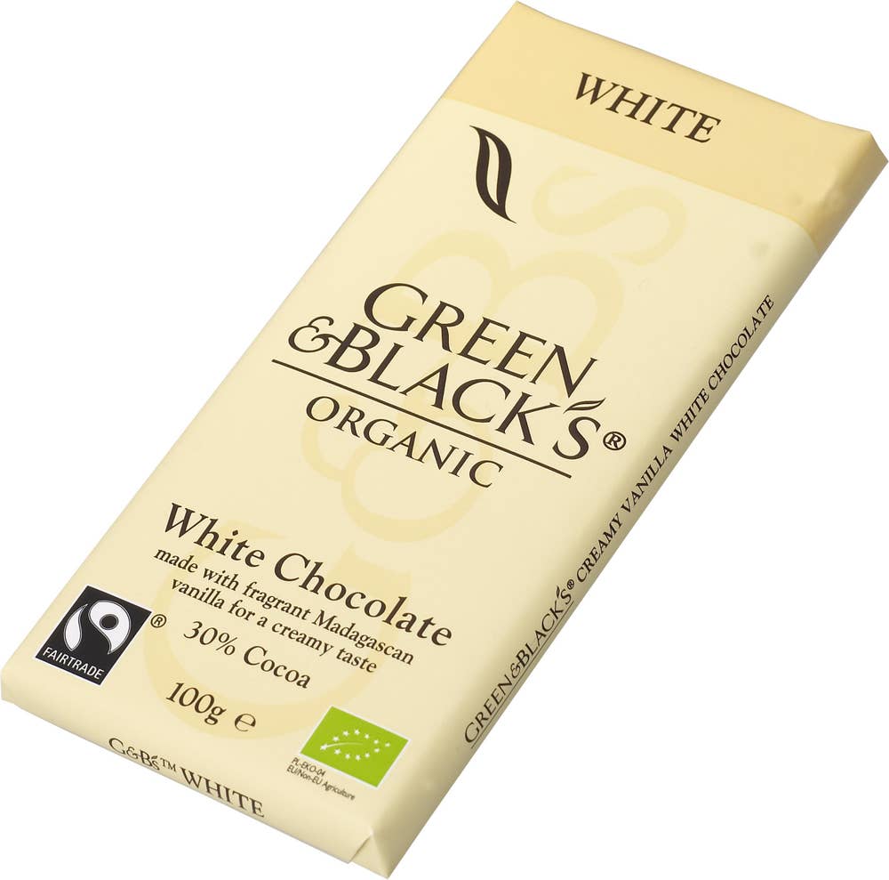 Ej sorterad Vit Choklad Green&Black