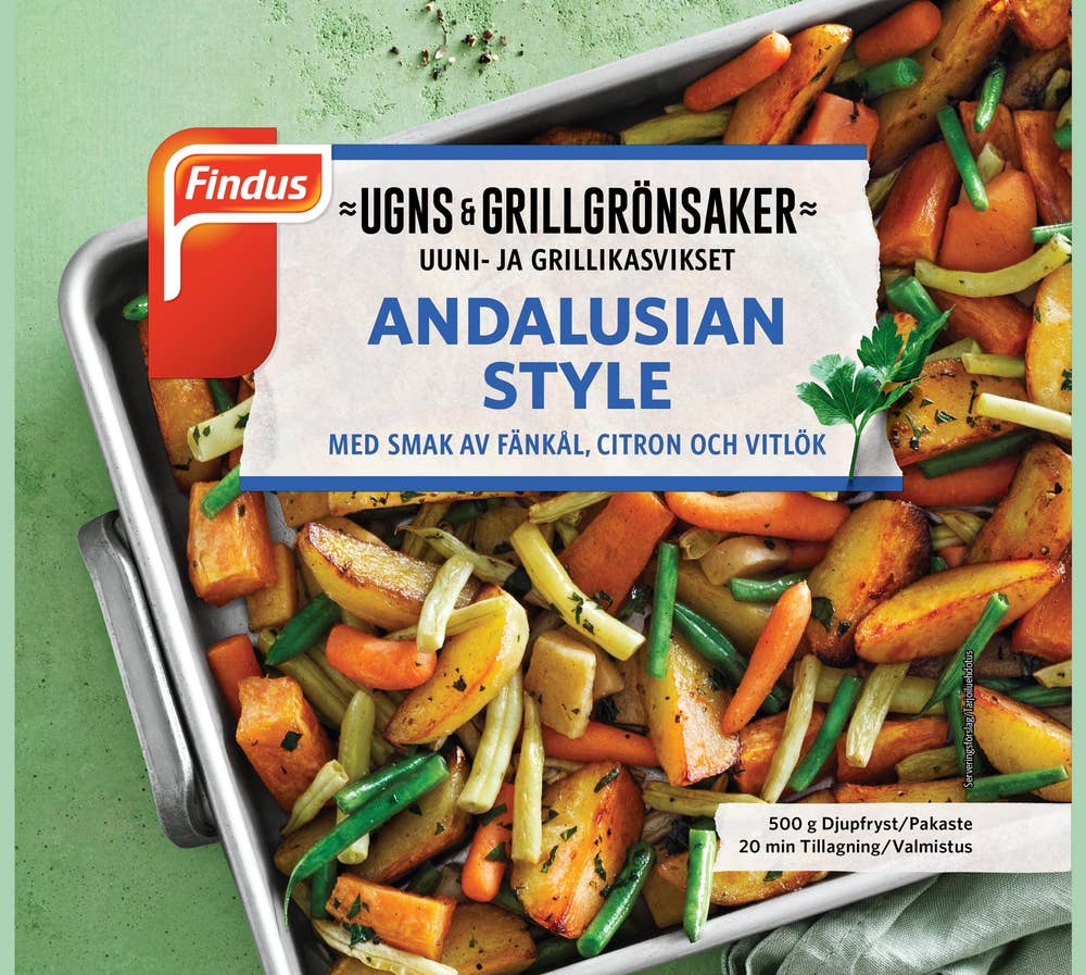 Findus Grönsaksmix Andalusia Style Fryst 500g