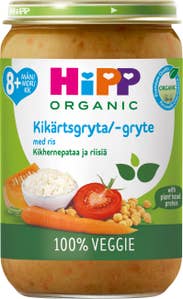 Hipp Kikärtsgryta med Grönsaker & Ris 8M