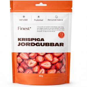 Finest Seasoning Krispiga Jordgubbar Frystorkad