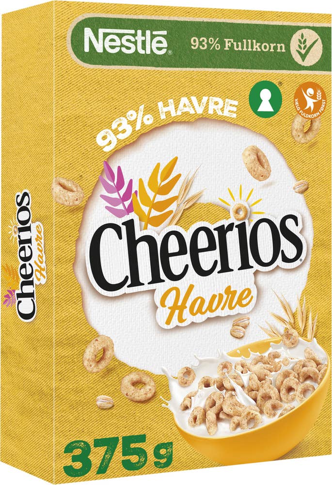 Nestlé Havreflingor Cheerios Fullkorn