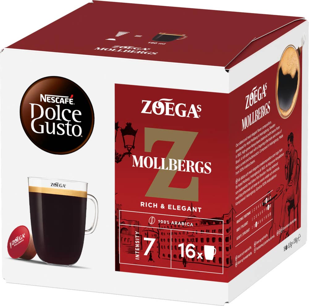 Dolce Gusto Zoégas Mollbergs Kaffekapslar