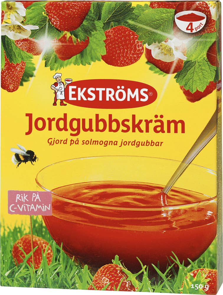 Ekströms Jordgubbskräm Ekströms