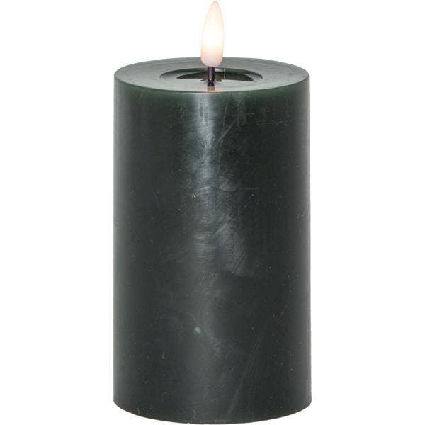 Star Trading Blockljus LED Flamme Flow Grön 15cm