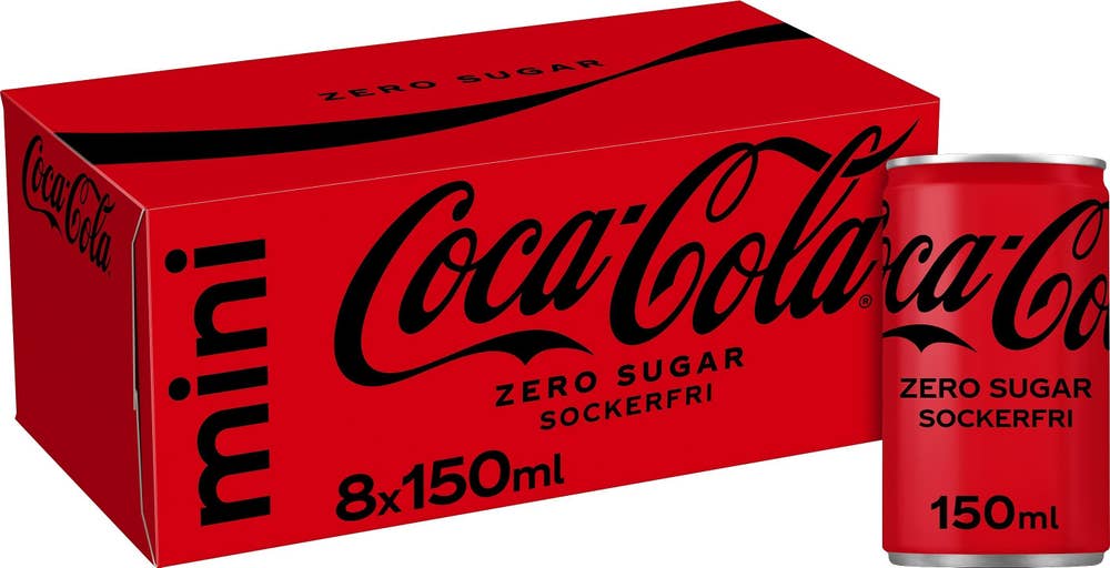 Coca-Cola Zero Sugar Mini 8x15cl