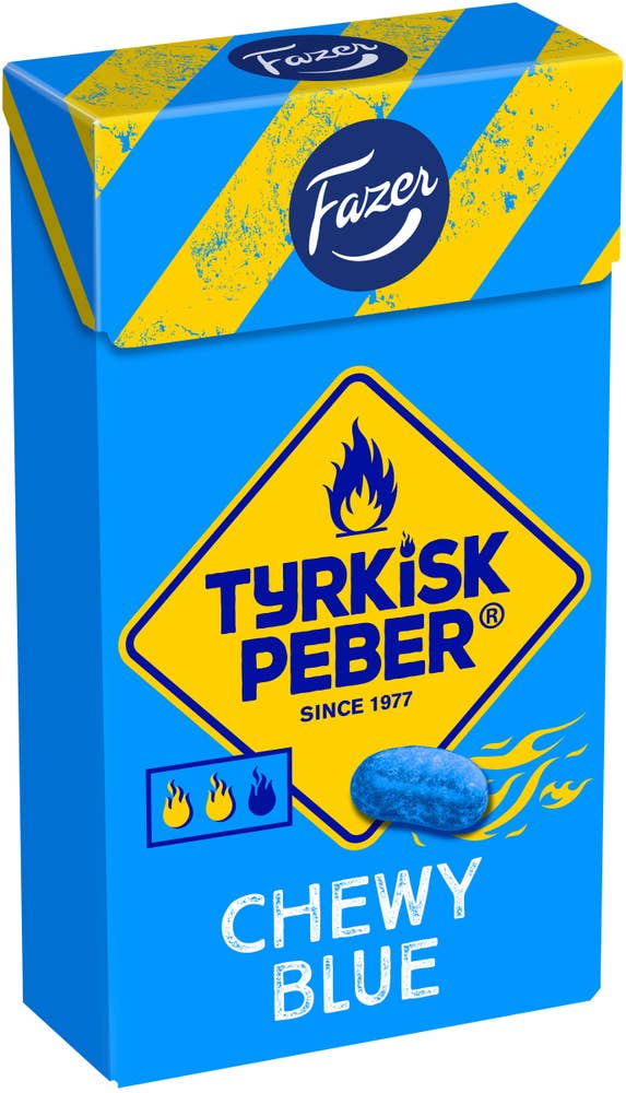 Fazer Turkisk Peppar Chewy Blue