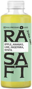 Råsaft Kallpressad Juice Äpple, Ananas, Lime, Ingefära & Mynta