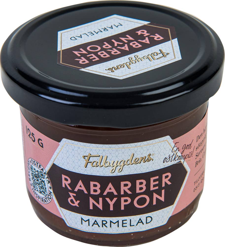 Falbygdens® Delimarmelad Rabarber & Nypon