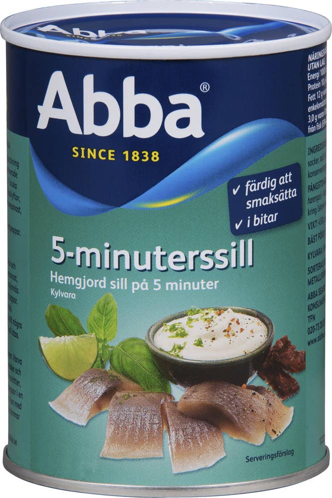 Ej sorterad Inläggningssill 5-min Bit Abba