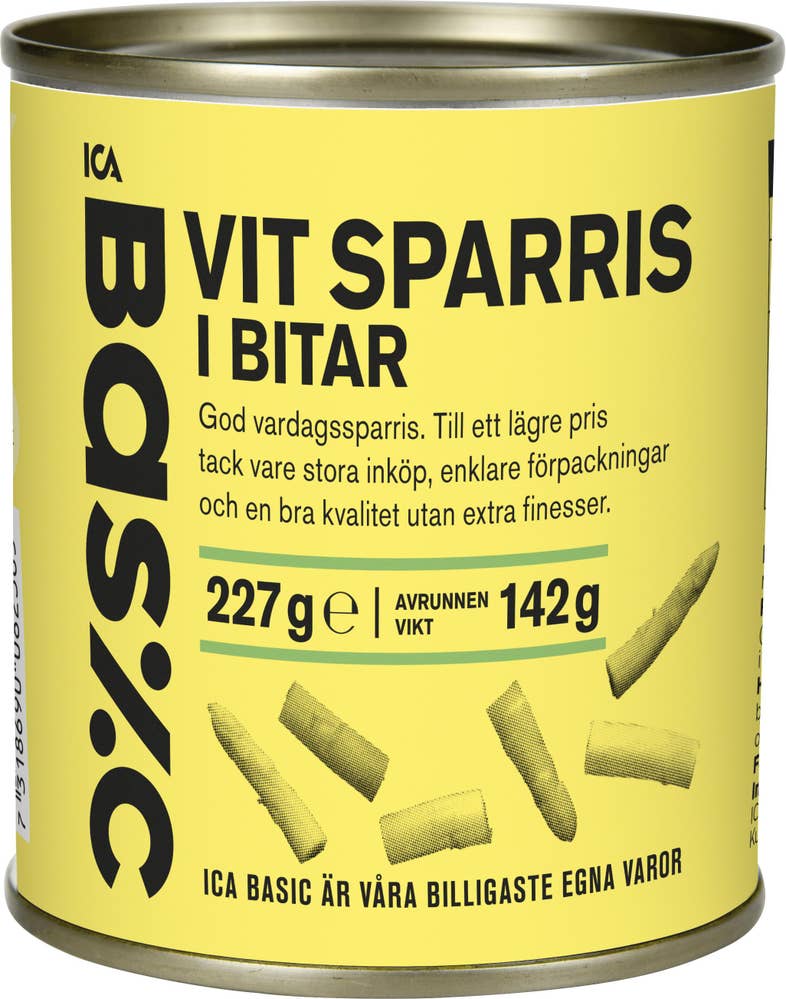 Ej sorterad Sparris Bit Ica Basic