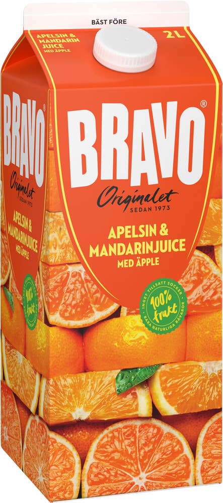 Bravo Juice Apelsin, Äpple & Mandarin