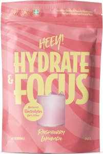 Heey! Hydrate & Focus Electrolytes Raspberry Lemonade 40 portioner